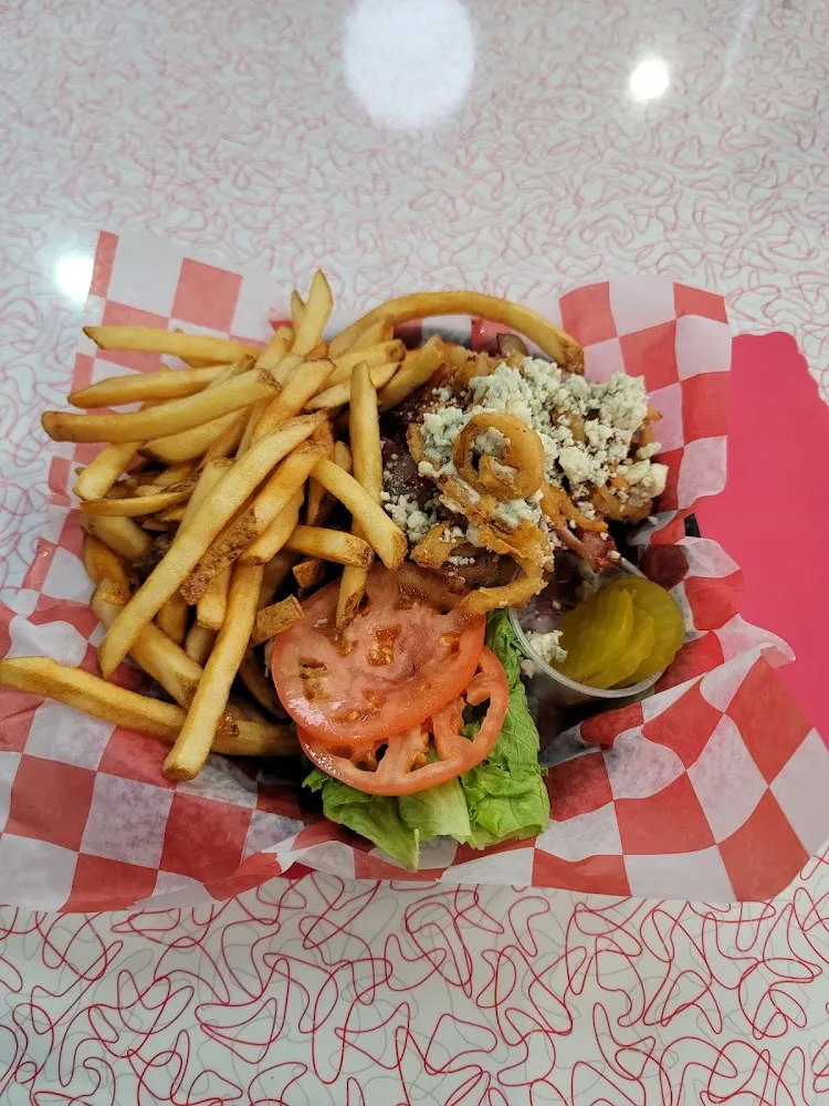 Blue Moon Burger and Fries